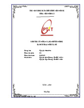 Bài thu hoạch thực hành môn Kỹ thuật mạng truyền thông | Học viện Công Nghệ Bưu Chính Viễn Thông