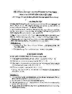 Đề cương ôn tập cơ sở văn hóa Việt Nam | AJC