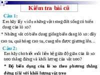 Giáo án điện tử Khoa học tự nhiên 6 Chân trời sáng tạo : Ôn tập giữa kỳ II