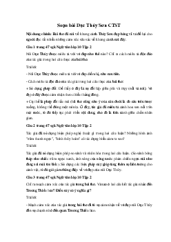 Soạn bài Dục Thúy Sơn CTST