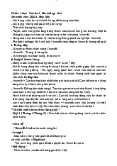 Chiến lược Content Marketing cho Vinamilk năm 2024 | Môn Marketing quốc tế - Đại học Gia Định