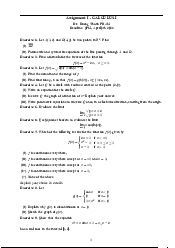 Assignment 01 - Calculus 1 | Trường Đại học Quốc tế, Đại học Quốc gia Thành phố HCM