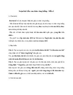 Soạn bài Gấu con chân vòng kiềng - Cánh Diều 6