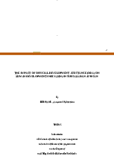 The impact of official development assistance (ODA) on human development index (HDI) in sub Saharan African - Kinh tế vĩ mô | Trường Đại học Kinh tế, Đại học Quốc gia Hà Nội