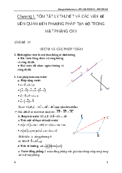 Phát triển tư duy giải toán hình học tọa độ phẳng Oxy – Hứa Lâm Phong