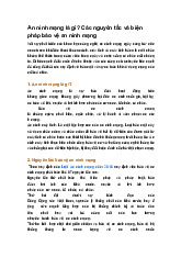 An ninh mạng là gì? Các nguyên tắc và biện pháp bảo vệ an ninh mạng