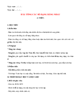 Giáo án Toán 2 Cánh Diều học kỳ 2 rất hay-Bộ 1