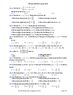 126 bài tập trắc nghiệm hàm số bậc nhất và hàm số bậc hai có đáp án – Phan Phước Bảo