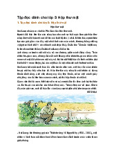 Tập đọc dành cho lớp 5: Hộp thư mật