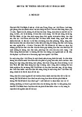 Đề cương môn Tư tưởng Hồ Chí Minh– khoa học  Trường Đại học bách khoa - Đại học đà nẵng.