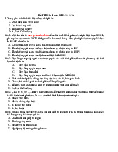 Đề trắc nghiệm - Môn Thị trường và các định chế tài chính - Đại Học Kinh Tế - Đại học Đà Nẵng
