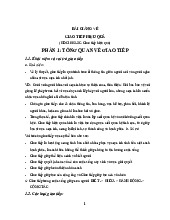 Bài giảng về giao tiếp hiệu quả Bài giảng kỹ năng mềm | Trường Đại học khoa học Tự nhiên