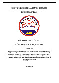 Lập đề cương chi tiết cho văn bản có chủ đề sau: Bàn về hiện tượng "lẩu’’ văn hóa trong xã hội Việt Nam hiện nay | Bài kiểm tra giữa kỳ tiếng việt thực hành