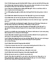 Trắc nghiệm và câu hỏi lý thuyết về nhà nước và pháp luật môn Lí luận nhà nước và pháp luật | Trường đại học Mở Hà Nội