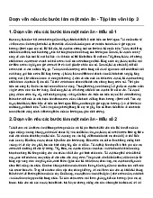 Đoạn văn nêu các bước làm một món ăn - Tập làm văn lớp 3