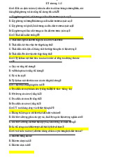 Đề cương Ôn tập lý thuyết chương 1-5 môn Thống kê trong kinh tế và kinh doanh | Trường Đại học Kinh Tế Quốc Dân
