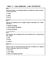 . Đề cương môn Ngôn ngữ anh - Trường Đại học lao động -  xã hội