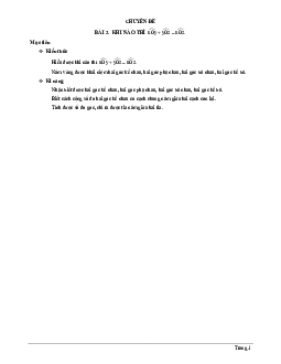 Toán 6: Khi nào thì  xOy + yOz = xOz ?