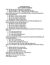Bài kiểm tra số 1 | Môn Nguyên lý kinh tế - Đại học Sư phạm Kỹ thuật Thành phố Hồ Chí Minh