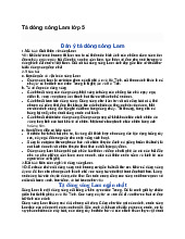 Tả dòng sông Lam lớp 5 - Tiếng việt 5