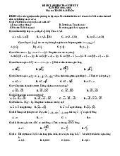 Đề ôn tập kiểm tra cuối kỳ I năm học 2025 - 2026 môn Toán 10 – Đề số 5