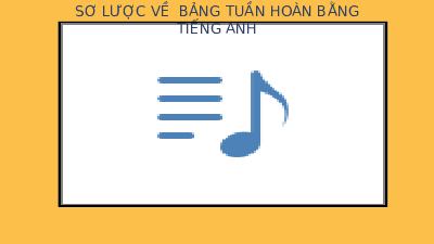 Giáo án điện tử Hoá học 10 Bài 5 Chân trời sáng tạo: Cấu tạo bảng tuần hoàn các nguyên tố hóa học