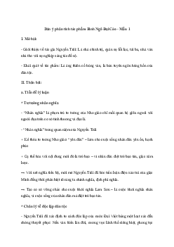 Phân tích Bình Ngô Đại Cáo của Nguyễn Trãi | Văn mẫu lớp 10 Kết Nối Tri Thức