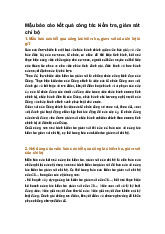 Mẫu báo cáo kết quả công tác kiểm tra, giám sát chi bộ