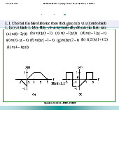 Problem-01: Xây Dựng và Phân Tích Tín Hiệu Liên Tục môn Xử lý tín hiệu số| Đại học Bách khoa Hà Nội