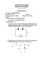Đề thi cấu kiện điện tử - Môn Quản trị Học - Đại Học Kinh Tế - Đại học Đà Nẵng