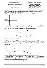 Đề giữa học kỳ 1 Toán 12 năm 2024 – 2025 trường THPT Ngô Gia Tự – Đắk Lắk