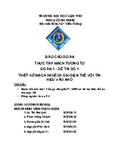 Thiết Kế Mạch Khuếch Đại Điện Thế 1 Tầng BJT | Môn Điện tử - Viễn thông - Đại học Cần Thơ