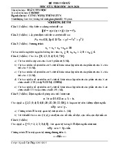 Đề thi cuối HKI học phần Toán tin học năm 2024 - 2025 | Đại học Công nghệ Sài Gòn
