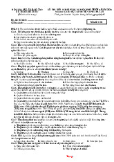 Đề Thi Tốt Nghiệp THPT 2025 Kinh Tế Pháp Luật Bộ Giáo Dục Có Đáp Án