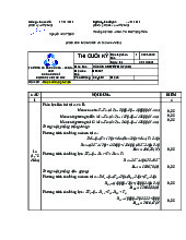 Đáp án đề thi HK1 môn chi tiết máy năm 2021 - 2022 | Trường Đại học Bách khoa, Đại học Quốc gia Thành phố Hồ Chí Minh