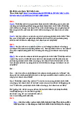 Tổng hợp bộ đề thi môn quản trị chiến lược | Trường Đại học Nha Trang