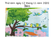 Giáo án điện tử Toán 1 Chương 2 Cánh diều: Làm quen với Phép trừ - Dấu trừ