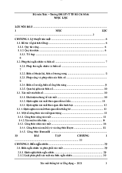 Bài giảng Xác suất thống kê và ứng dụng | Trường Đại học Giao thông Vận Tải