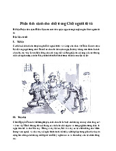 Phân tích cảnh Huấn Cao cho chữ trong Chữ người tử tù (Tóm tắt, phân tích)