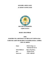 Topic Comleting the audit process of fixed assets in financial Statement audits performed by pnt international auditing Company limited môn Kinh tế vi mô 1 | Học viện Tài chính