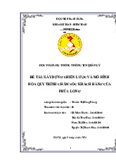 Báo cáo Chiến lược Chăm sóc Khách Hàng tại Phúc Long môn Hệ thống thông tin quản lý | Học viện Ngân hàng