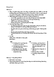 Ôn tập vĩ mô môn Kinh tế vi mô | Trường Đại học Tài nguyên và Môi trường Hà Nội