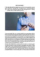 Tiểu luận môn Nhập môn công nghệ thông tin | Đại học Công nghiệp Thực phẩm Thành phố Hồ Chí Minh