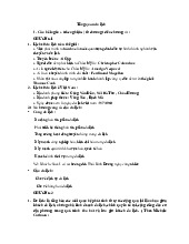 Đề cương môn Tổng quan du lịch - Trường Đại học lao động -  xã hội