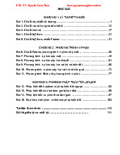 Bài 1: Chuỗi số, chuỗi số dương | Bài giảng môn Đại số các nhóm ngành chuẩn | Đại học Bách khoa hà nội