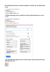 Câu hỏi trắc nghiệm ôn tập môn Công nghệ nền 4.0  | Trường đại học kinh doanh và công nghệ Hà Nội