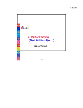 Chương 6: Thiết kế giao diện | Công nghệ phần mềm | Trường Đại học Công nghiệp TP.HCM