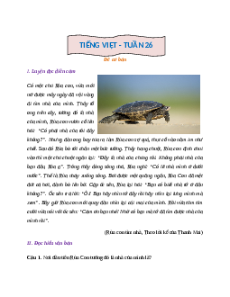 Phiếu Bài tập cuối tuần tiếng Việt lớp 2 học kì 2 | Kết nối tri thức Tuần 26 cơ bản