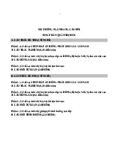 Ngân hàng câu hỏi quản trị học | Đại học Nội Vụ Hà Nội