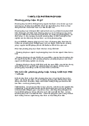 Ý nghĩa của phương pháp luận - Triết học Mác Lenin | Đại học Kinh Tế Quốc Dân